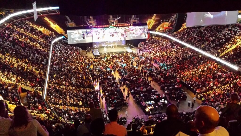 stadium, arena, convention, auditorium, seating, audience, crowd, people, concert, stage, many, stadium, arena, convention, convention, convention, convention, convention, auditorium, auditorium, auditorium, audience